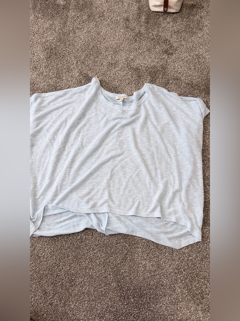Francesca's Collections Light Blue Short Sleeve Tee